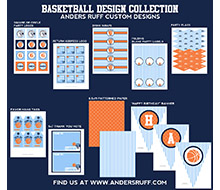 Basketball Birthday Party Printable Collection